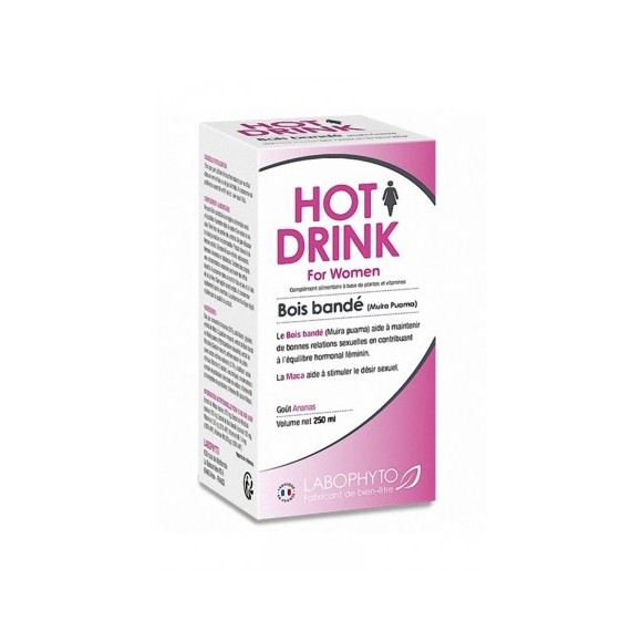 HOT DRINK Femme bois bandé 250 ml