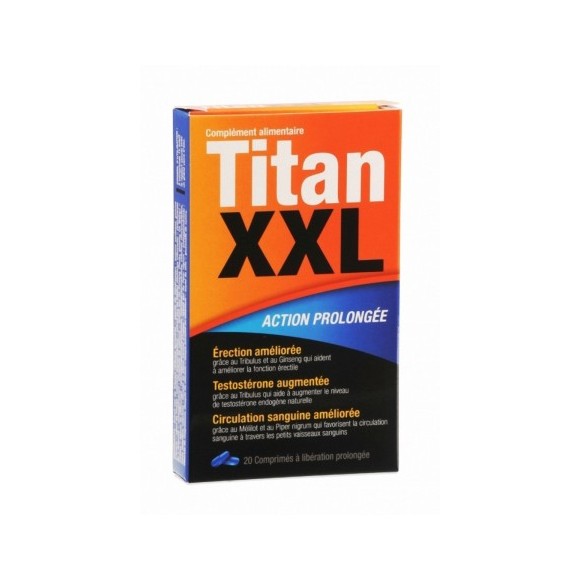 Titan XXL (20 comprimés) - stimulant sexuel