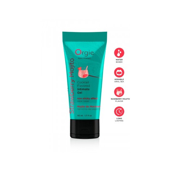 Gel intime Lube Tube Cocktail Fraise Mojito