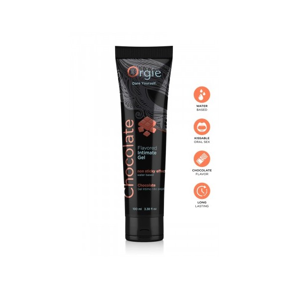 Lubrifiant eau Lube Tube chocolat 100ml