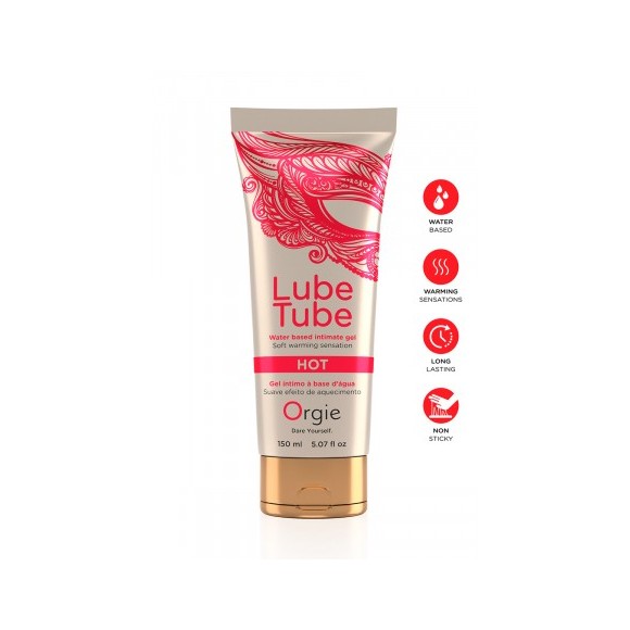 Lubrifiant eau chauffant Lube Tube Hot 150ml