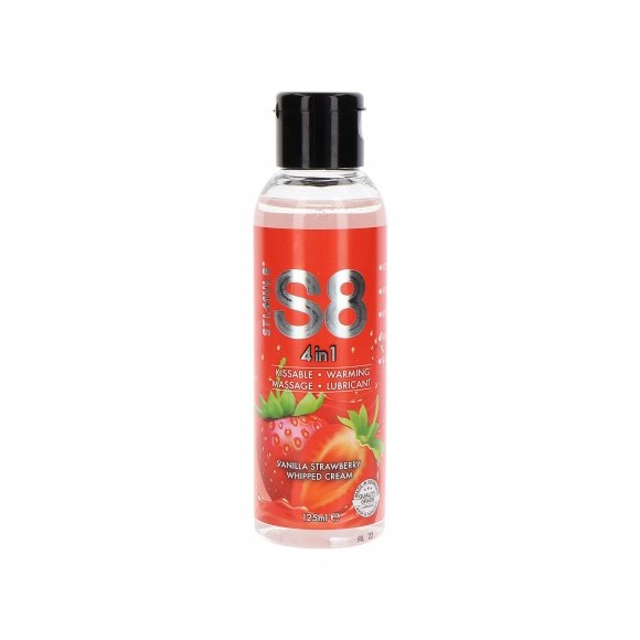 Lubrifiant S8 4 en 1 gout fraise 125ml