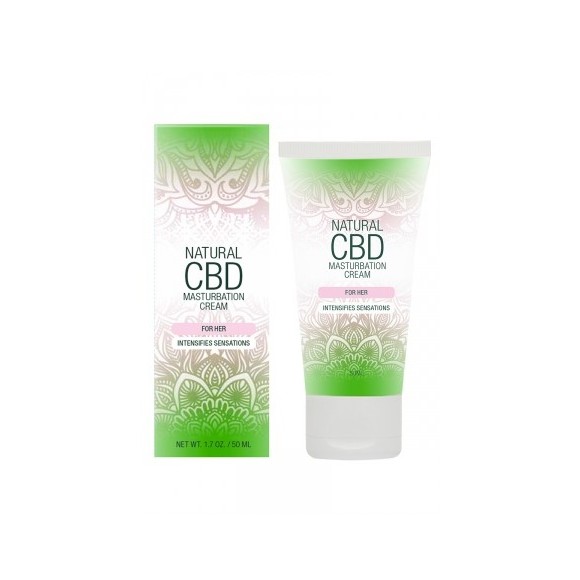 Crème de masturbation Femme - Natural CBD