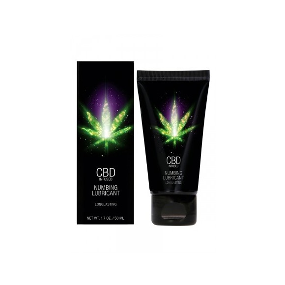 Lubrifiant retardant eau et CBD 50ml