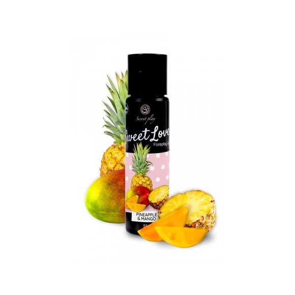 Lubrifiant comestible Ananas-Mangue - 60ml