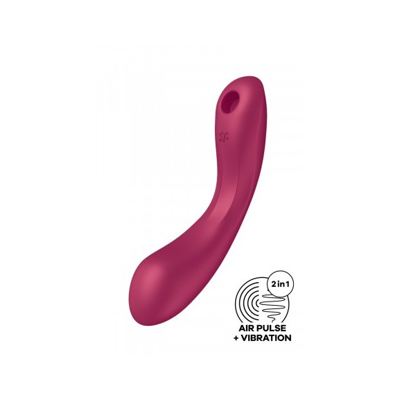 Stimulateur Curvy Trinity 1 bordeaux - Satisfyer