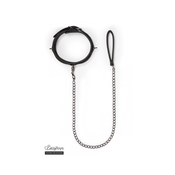 Collier fétichiste et laisse - Easytoys Fetish Collection