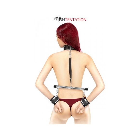 Menottes et collier de soumission - Fetish Tentation