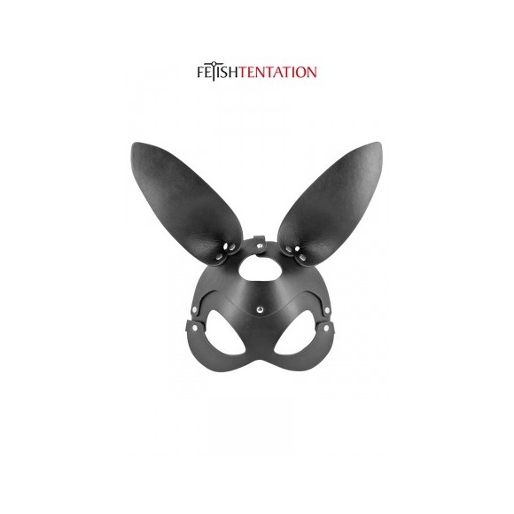 Masque bunny simili cuir réglable - Fetish Tentation