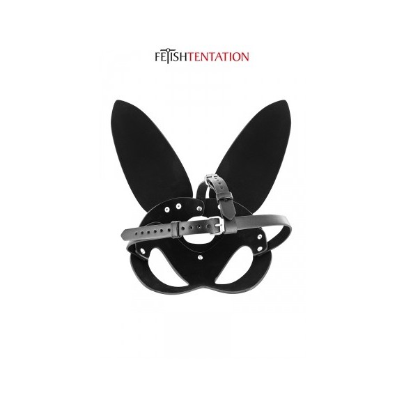 Masque bunny simili cuir réglable - Fetish Tentation