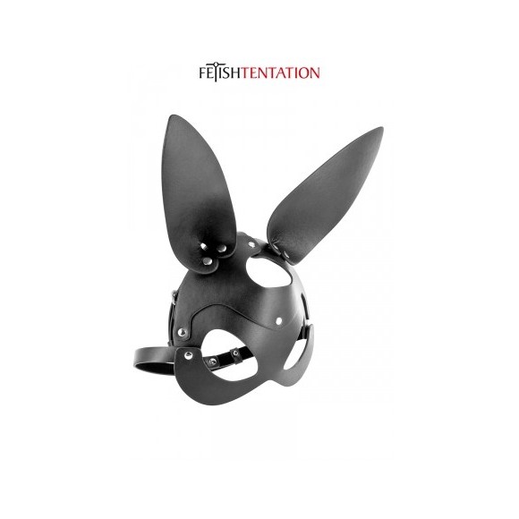 Masque bunny simili cuir réglable - Fetish Tentation