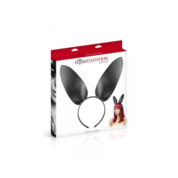 Oreilles de lapin en simili cuir - Fetish Tentation