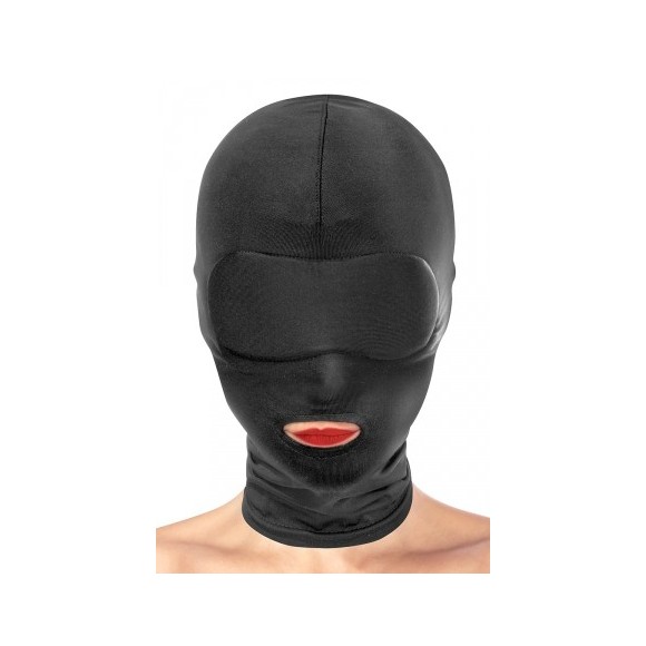 Cagoule BDSM bouche ouverte - Fetish Tentation