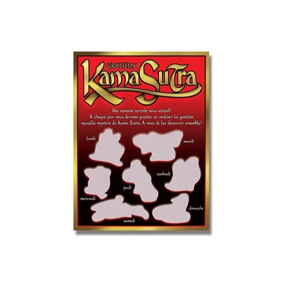 Carte à gratter Kama Sutra