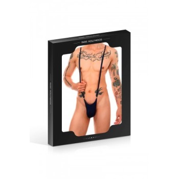 Body string homme noir - TU -