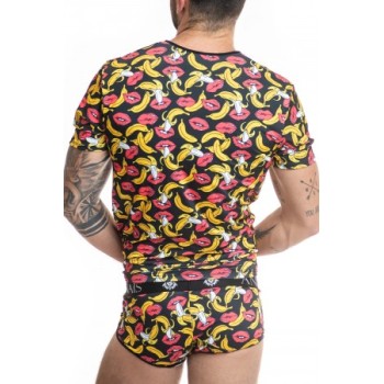 T-shirt Banana - Anaïs for Men - Noir