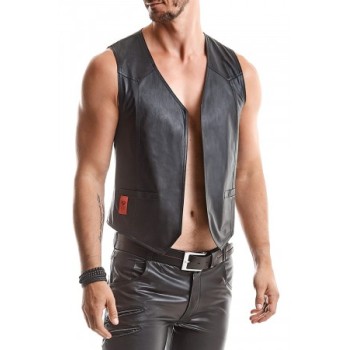 Gilet en wetlook - Regnes - Noir