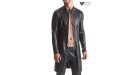 Manteau wetlook Mario - Regnes - Noir