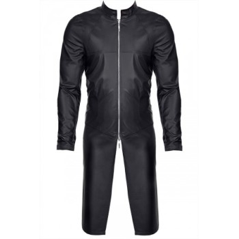 Manteau wetlook Mario - Regnes - Noir