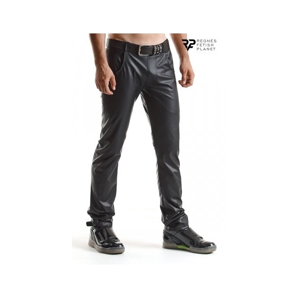 Pantalon wetlook - Regnes - XXL - Noir