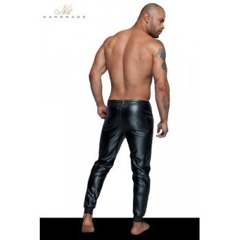 Treggings wetlook H063 - Medium - Noir