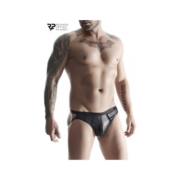 Jock strap noir wetlook - Regnes - Noir