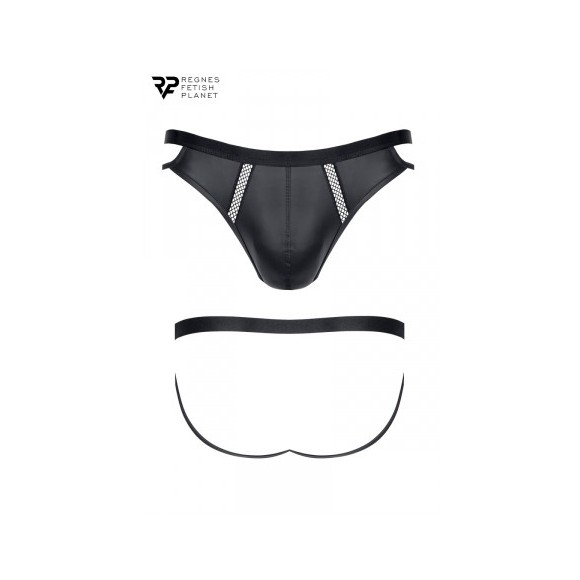 Jock strap noir wetlook - Regnes - Noir