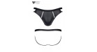 Jock strap noir wetlook - Regnes - Noir