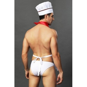 Tenue de cuisinier sexy - 4 pièces - TU